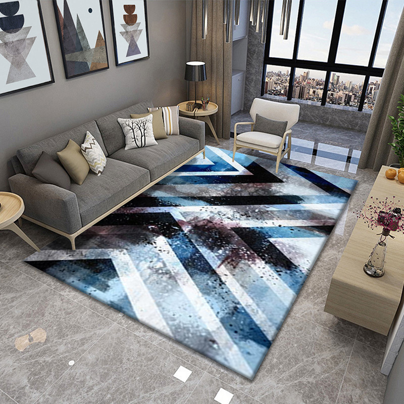 Alfombra de estilo europeo sala de estar simple moderna mesa de café americana dormitorio manta de cama completa manta de noche de estilo nórdico