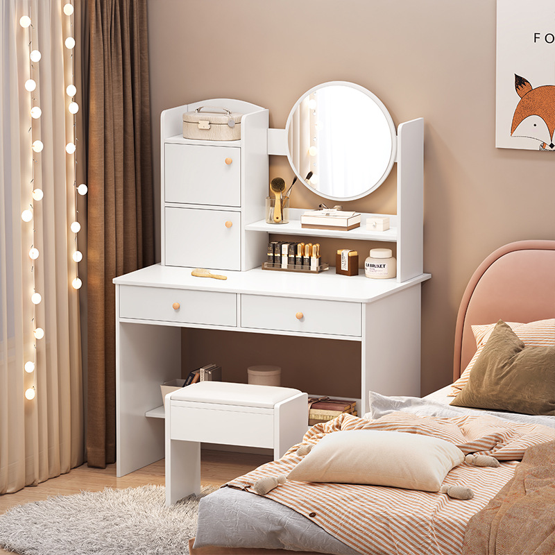 Internet celebridad tocador dormitorio de las mujeres multifuncional mesa de maquillaje ins simple moderno tocador sala de alquiler económico