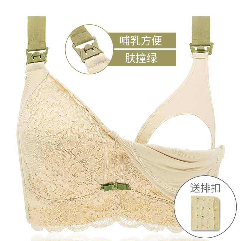 Ropa interior de talla grande transfronteriza de Enfermería de mujer sujetador de talla grande sujetador de mujer embarazada enfermería especial de mujer embarazada delgada sin anillo de acero