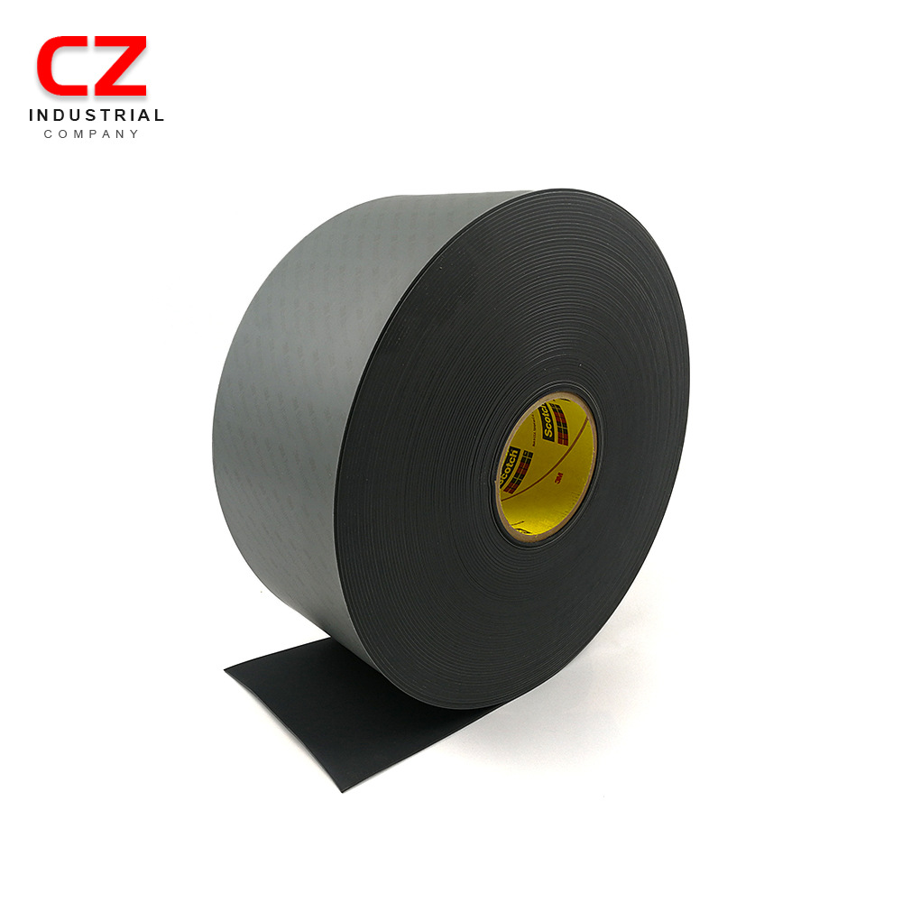 3MSJ5832黑色橡胶脚垫家具缓冲防撞硅胶垫片0.8MM厚3M SJ5832