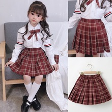 【清仓】女童JK制服儿童洋气时尚套装中大童女孩网红夏装半身裙