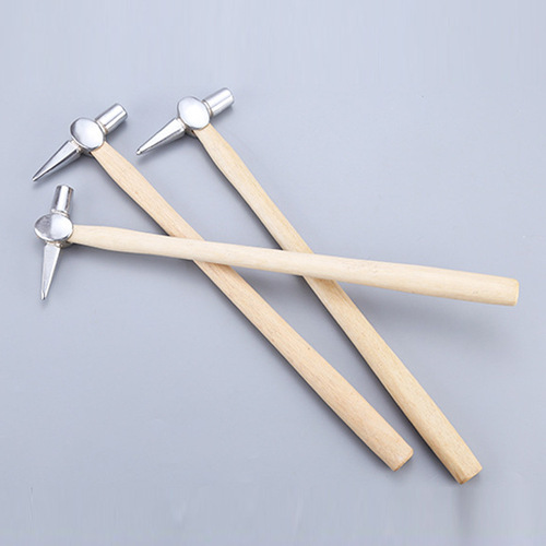 Hardware tools wooden handle 300g 500g pointed flat electric welding double flat rust knocking woodworking duckbill railway inspection hammer hammer