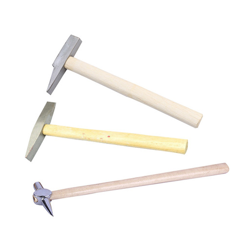 Hardware tools wooden handle 300g 500g pointed flat electric welding double flat rust knocking woodworking duckbill railway inspection hammer hammer