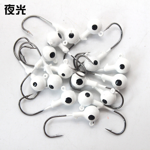 1G-14G 50 bags of lead-head hook color spray paint fish hook…
