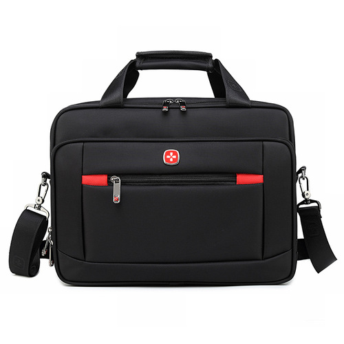 Swiss Army Knife Men's Business Tote Bag 14-inch Laptop Shoulder Bag 15.6-inch Computer Bag Travel Bag Shoulder Bag