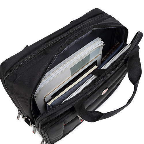 Swiss Army Knife Men's Business Tote Bag 14-inch Laptop Shoulder Bag 15.6-inch Computer Bag Travel Bag Shoulder Bag