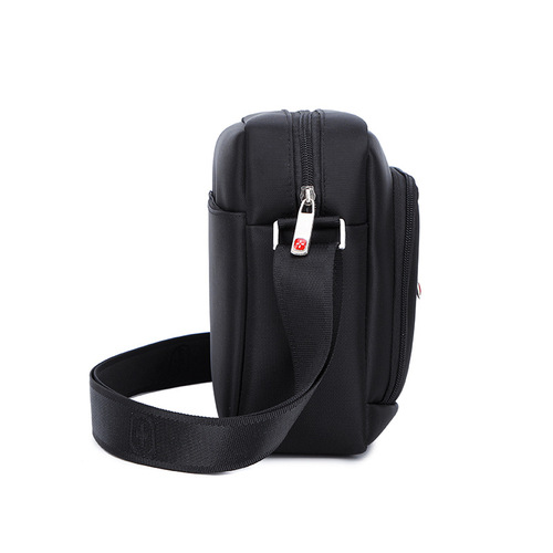 Swiss Army Knife Shoulder Bag Men's Crossbody Bag Waterproof Oxford Cloth Bag Backpack Trendy Korean Style Casual Business Shoulder Bag Small Bag