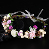 Hair accessory for bride, beach headband suitable for photo sessions, flowered
