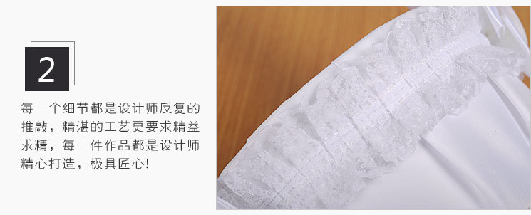 Western-style wedding, white lace trim, creative bow, bride's wedding candy basket, flower boy scattering flowers, wedding props detail image 5