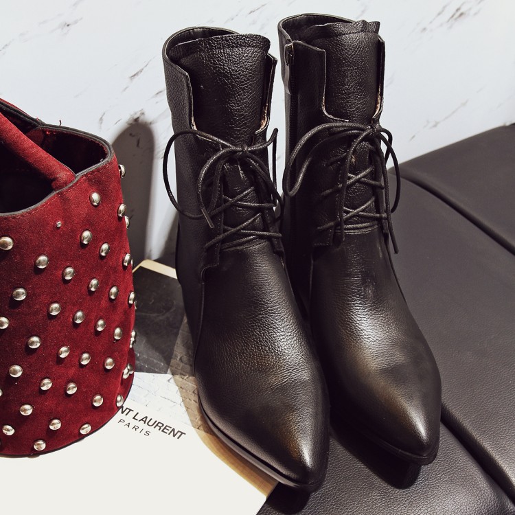 Bottes femme MANCHE ROUGE en En cuir - Ref 3354959 Image 13