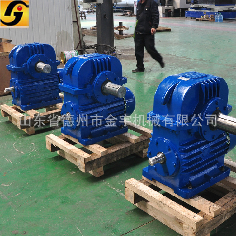 德州金宇供应国标WHT08圆弧齿圆柱蜗杆减速机壳体为铸铁