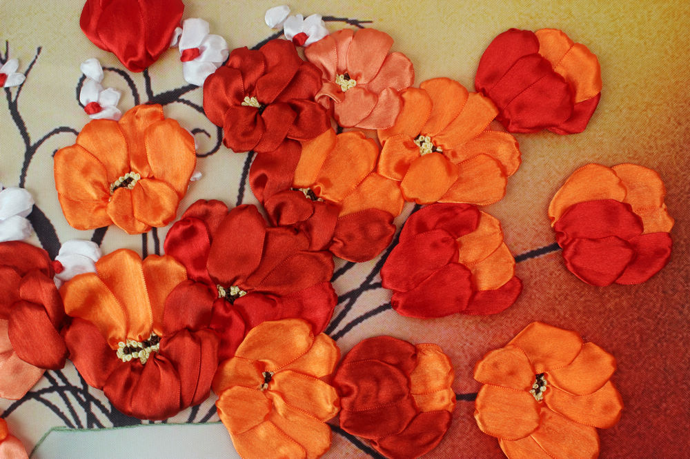 Oujin nianhua cinta bordado fábrica directa color impresión colgante pintura amor completo sala de estar entrada pintura decorativa