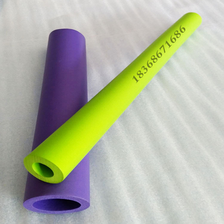 定做各种海绵手把 海绵管套 NBR泡棉手柄套 条纹丁腈橡胶发泡管