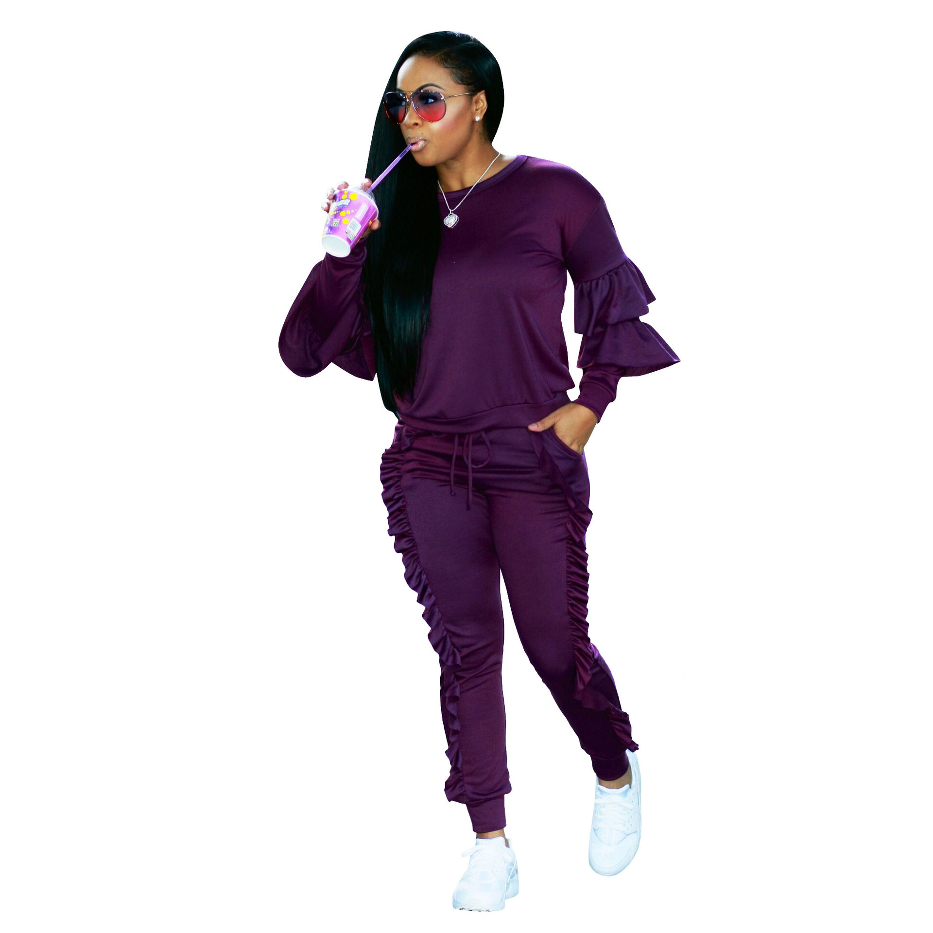 Costume femme en Mélange de fibres chimiques - Ref 3334443 Image 48