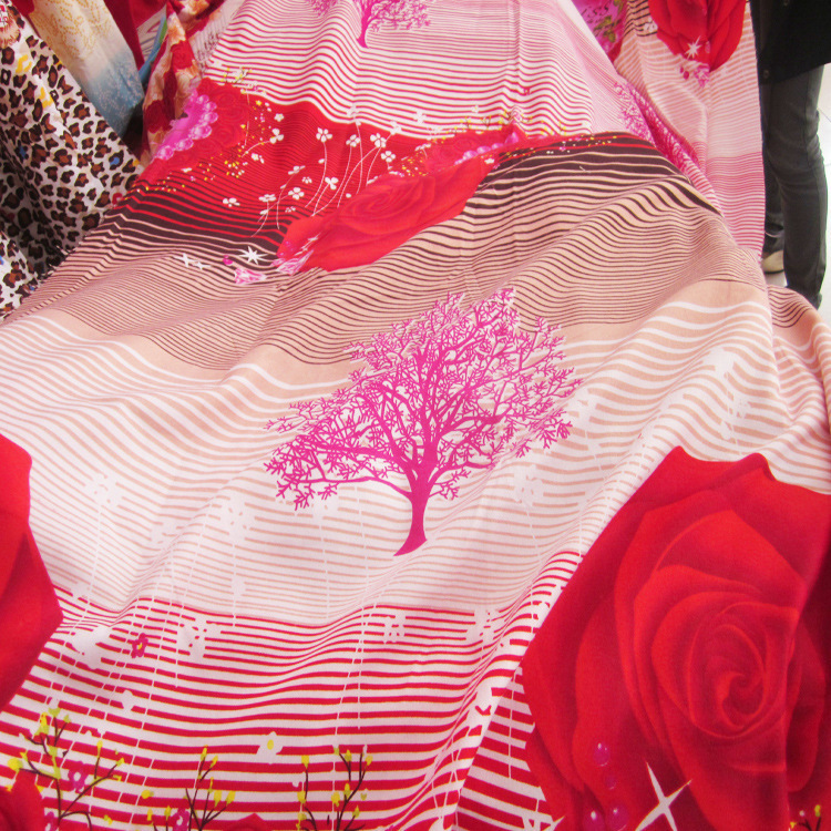 磨毛布 涤纶磨毛印花布70-135克 涤纶磨毛涂料 分散转移印花布