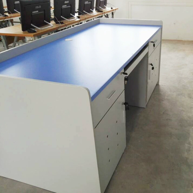 Мультимедийная платформа Школьный компьютерный зал Стол лекции учителя 1,8 метра плита 1,2 метра мебель кампуса компьютерной платформы