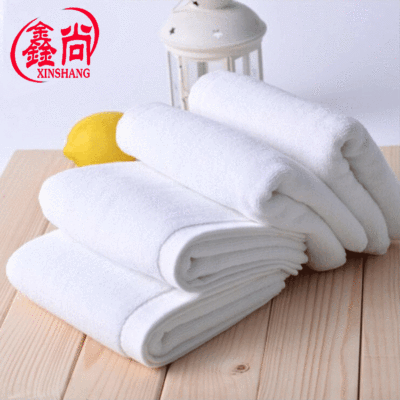 Towel Factory Cheap wholesale Star hotels towel Cotton 32 Yarn 120 pure cotton White towel