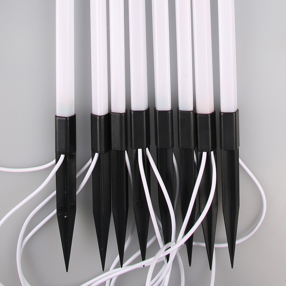 太阳能led流星灯串 景观庭院灯 户外防水地插装饰灯流星