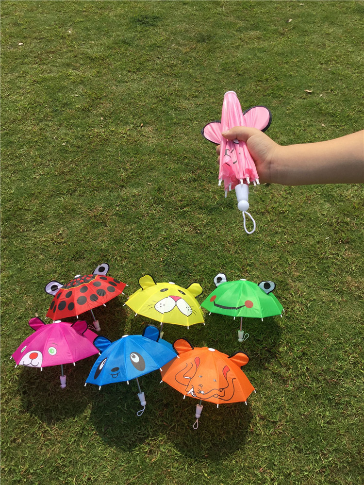 直径30CM迷你可爱动物耳朵伞 儿童玩具伞 道具伞