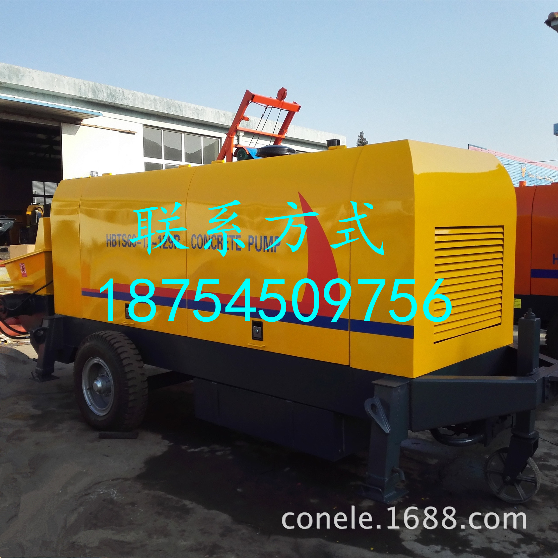 82KW柴油混凝土输送泵 柴油机地泵 混凝土输送泵 灌浆泵 车载泵