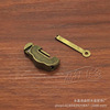 Hundred Years of Haohe Makeup Box Rush Crown Antique Lock Link Link Lock Old -style Lock Mini Ancient Lock