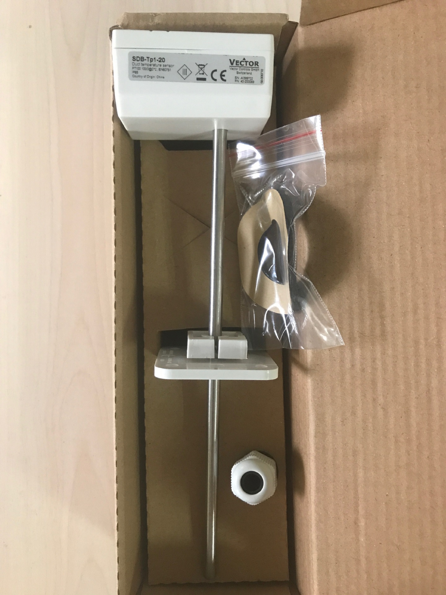 VECTOR伟拓 SDB-Tp1-20 风管温度传感器