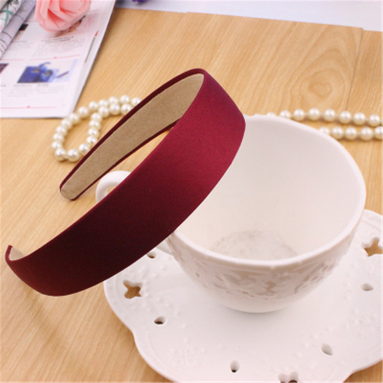 Solid Color Wide-brimmed Headband display picture 2