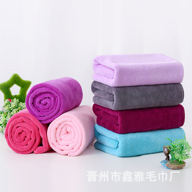 Microfiber beauty salon Barber shop towel hair salon Bath hotel thickened hair drying towel cleaning cloth wholesale