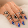 Retro ring, set, wish, European style