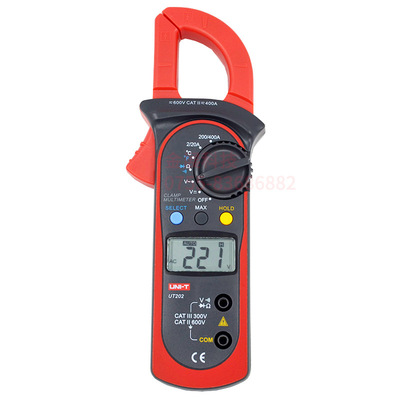 uni-t优利德UT201/202/202A交流钳型电流表400/600A数字钳表|ms