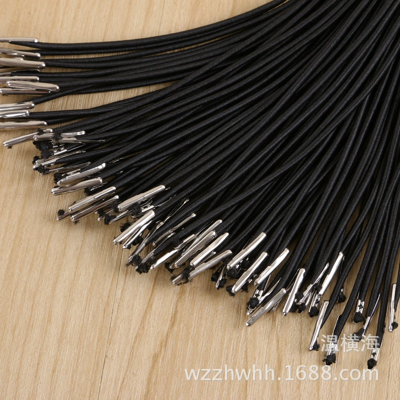 Завод прямой эластичной обработки веревки упругой веревки пряжки упругой веревки кольцо пряжки