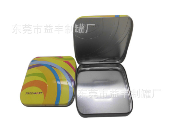 铁盒 翻盖马口铁盒 连体铁盒 翻盖铁盒 较位铁盒 铰链铁盒