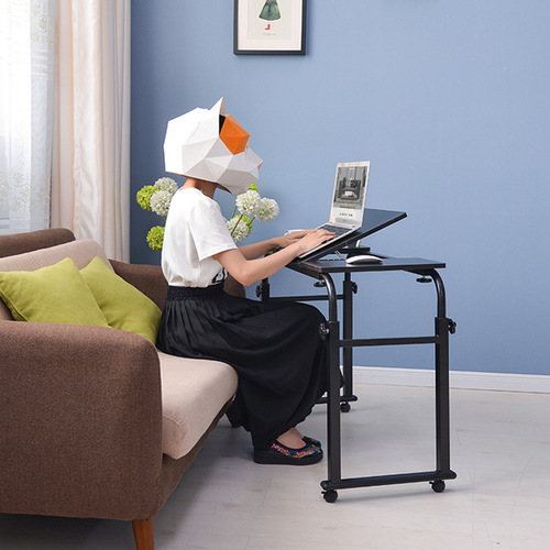 1[Manufacturer] Cross-bed desktop computer table tilt mobile care home laptop computer table