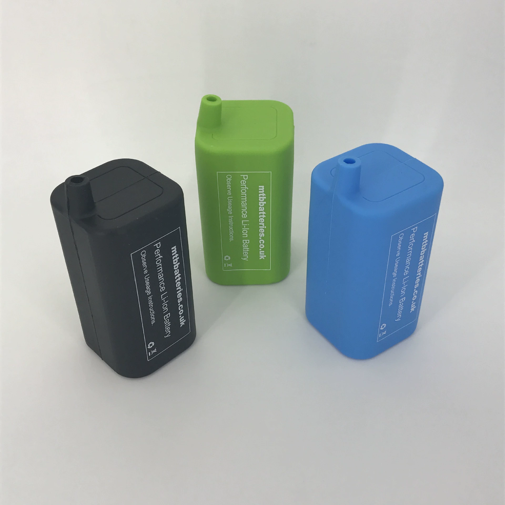 Подгонянный персонализированный текст 4 печатания экрана силикона блока батарей логотипа 18650 водоустойчивых изготовителей случая