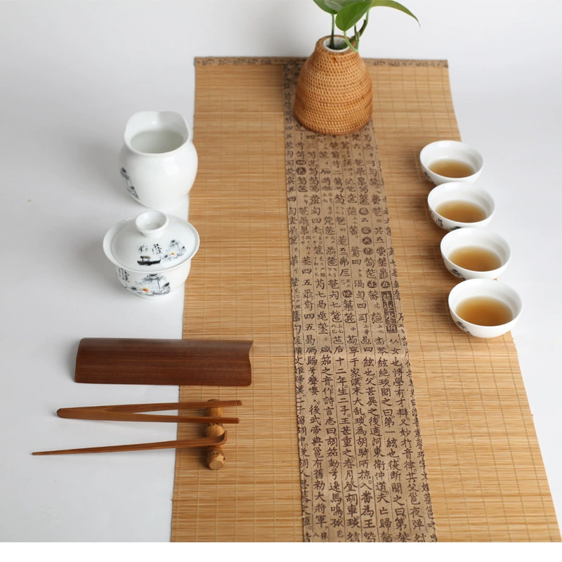 Bamboo tea ceremony six gentleman set tea