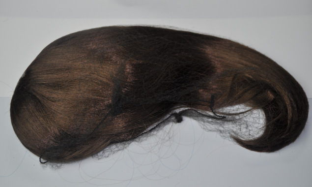 Peluca popular de estilo europeo y americano cos/fiesta fiesta fiesta de vacaciones casco fábrica cabello liso