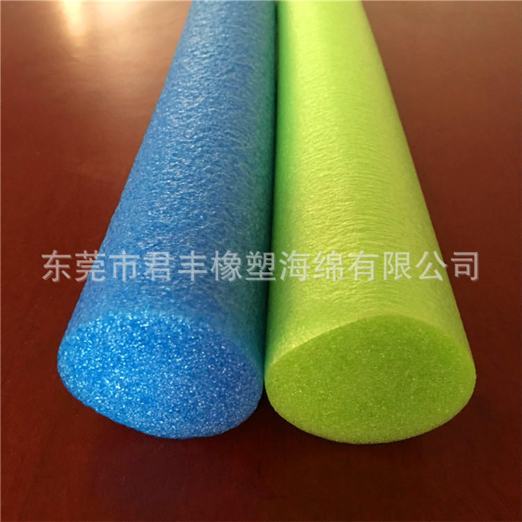君丰供应 实心珍珠棉泡沫棒  蓝色直径6cm大直径epe泡沫棒