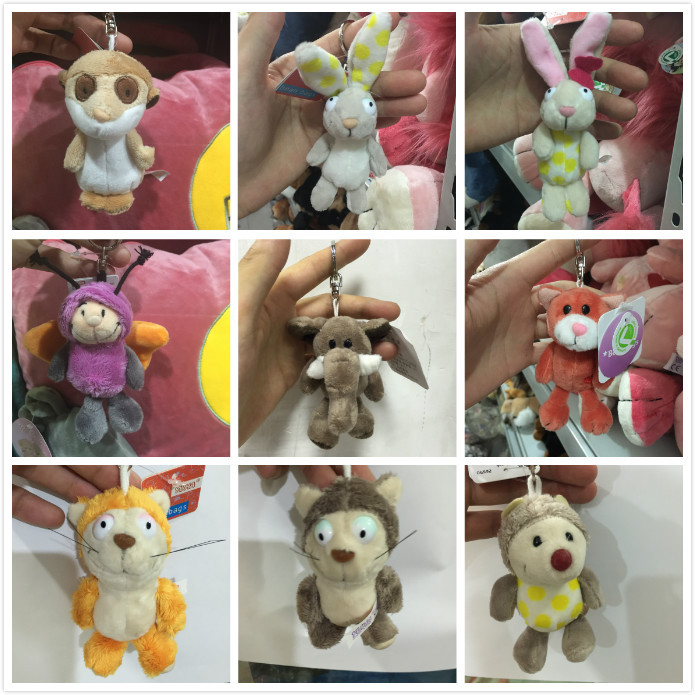 Wholesale NIC keychains, plush toys, cute stuffed animals, gifts, keychains, key rings, bags, pig pendants