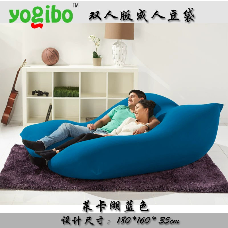 Yogibo Lycra Lazy Sofa Double Edition Сумки для взрослых без запаха Брендовые прямые продажи по специальной цене