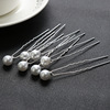 Metal Chinese hairpin from pearl for bride, hairgrip, wholesale