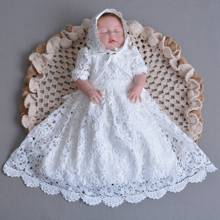 lace baptism dress