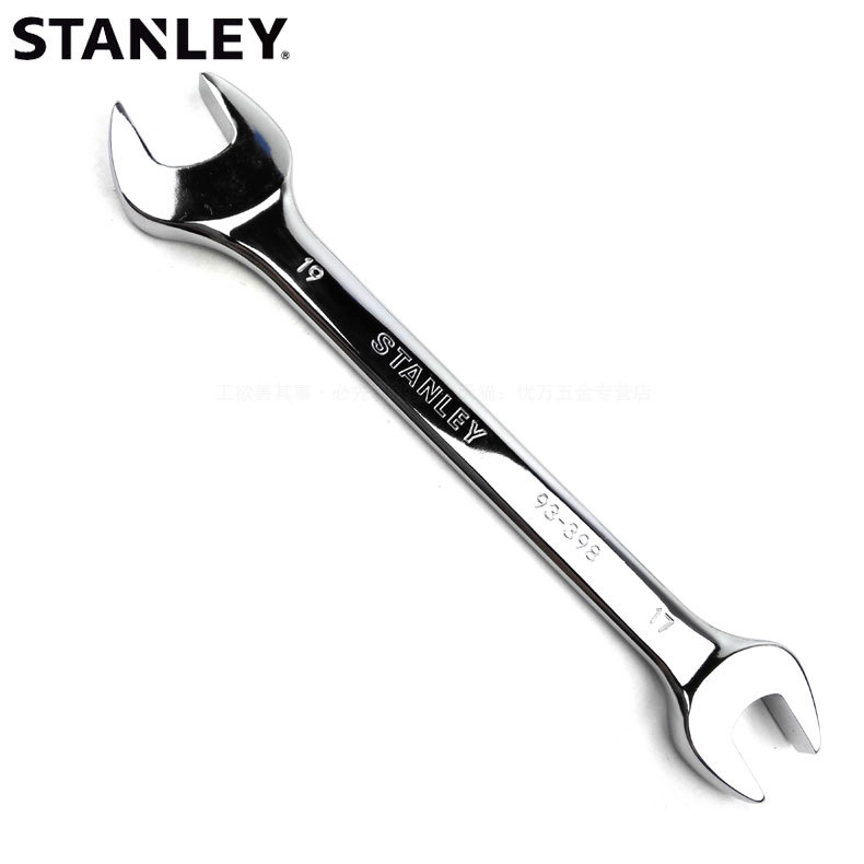 美国史丹利公制精抛光双开口扳手30*32mm 双头呆扳手93-312-1-22
