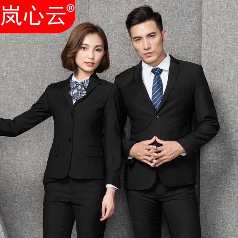 Autumn and winter business affairs fashion Professional suit Suit man suit coverall men and women Same item Office Suits