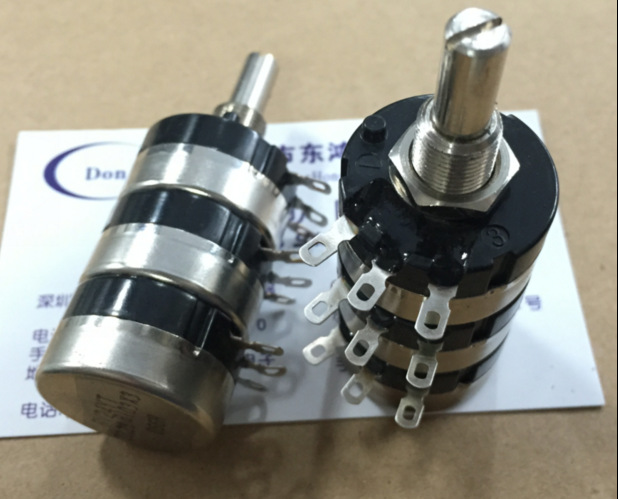  TOCOS电位器RV24YT 22.2S B103*3单圈碳膜电位器三联B10K