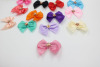 Factory direct selling bow series hair ornament shoe, hats, accessories wholesale eight -point square drilling