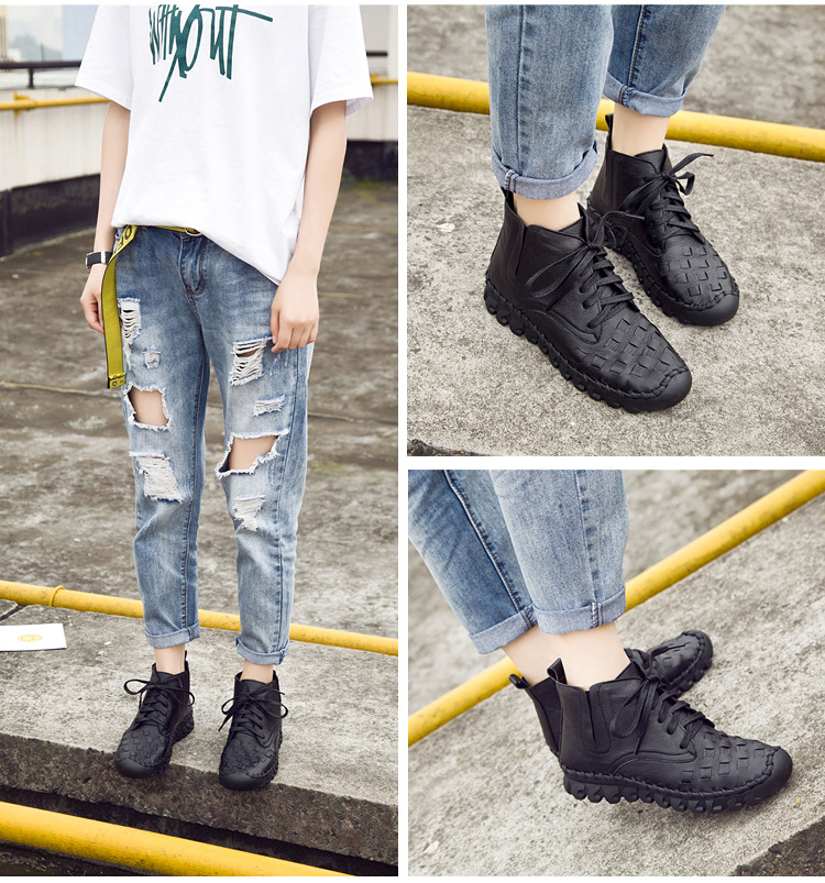 Bottes femme en En cuir - Ref 3354873 Image 38