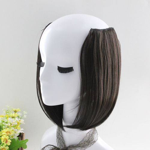 Thickened inner hair extension piece, fake bangs, wig piece, realistic wig piece, bangs