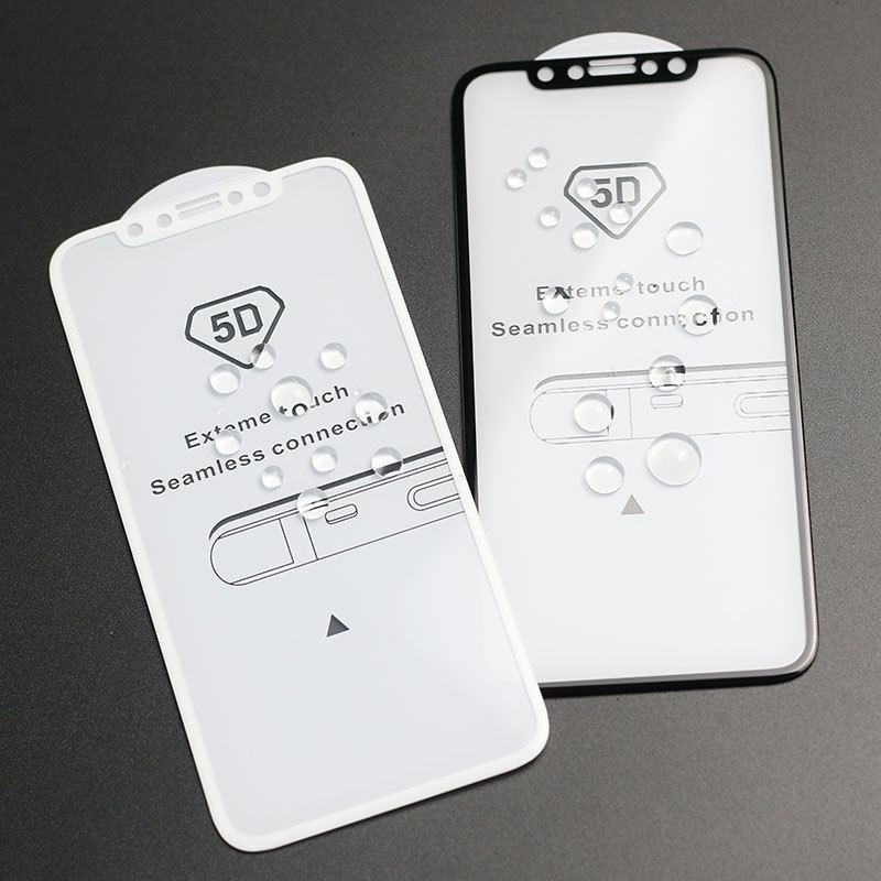 蘋果iphone X 3D曲麵鋼化玻璃膜iPho<em></em>neX 5D冷雕手機全屏覆蓋膜