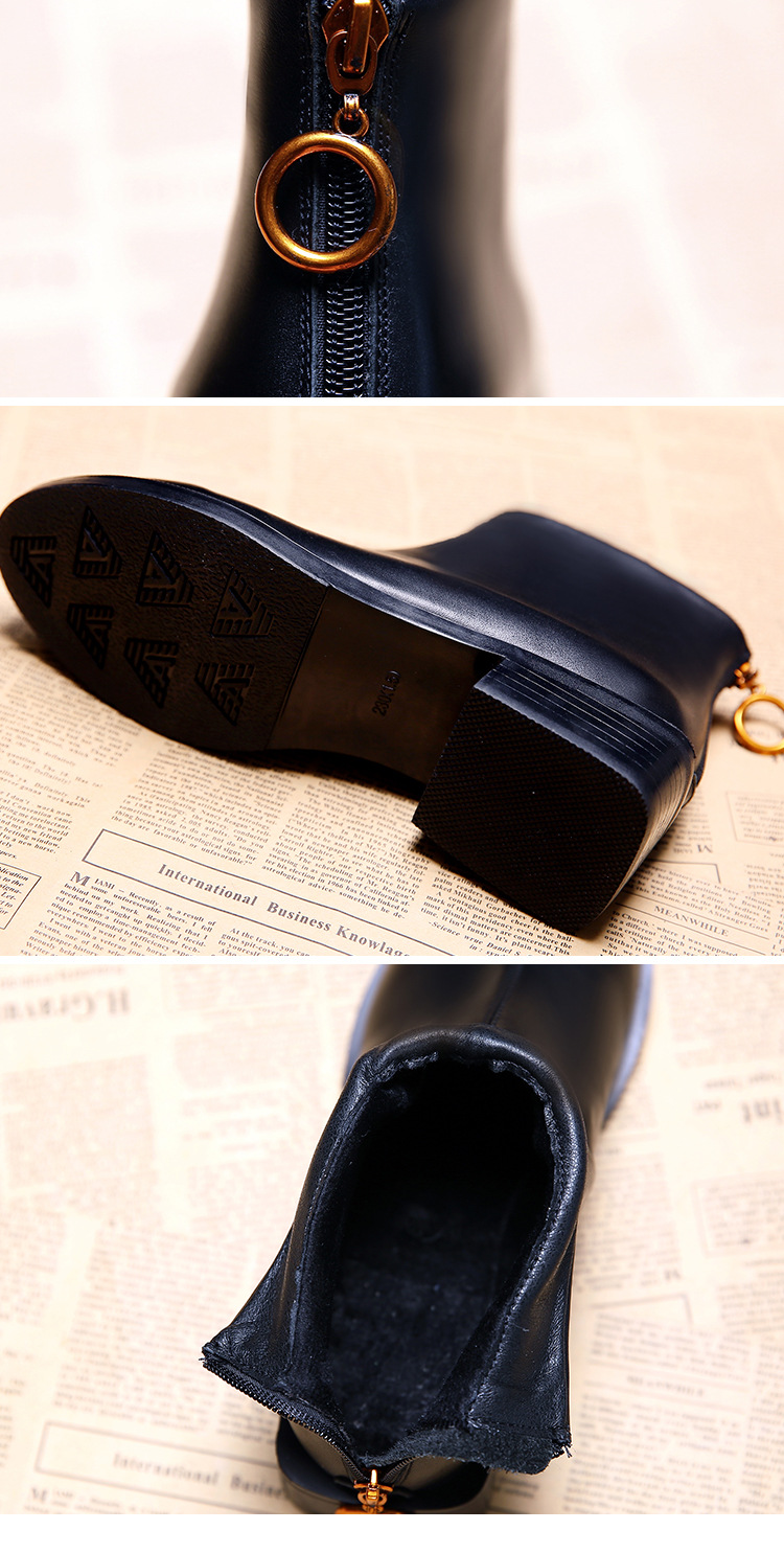 Bottes femme en PU artificiel - Ref 3354951 Image 12