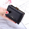 Wallet, short small metal shoulder bag, suitable for import, Japanese and Korean